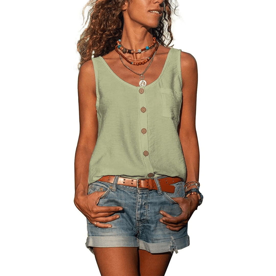 Variant image for Stijlvolle Tanktop Dames Mouwloos-31