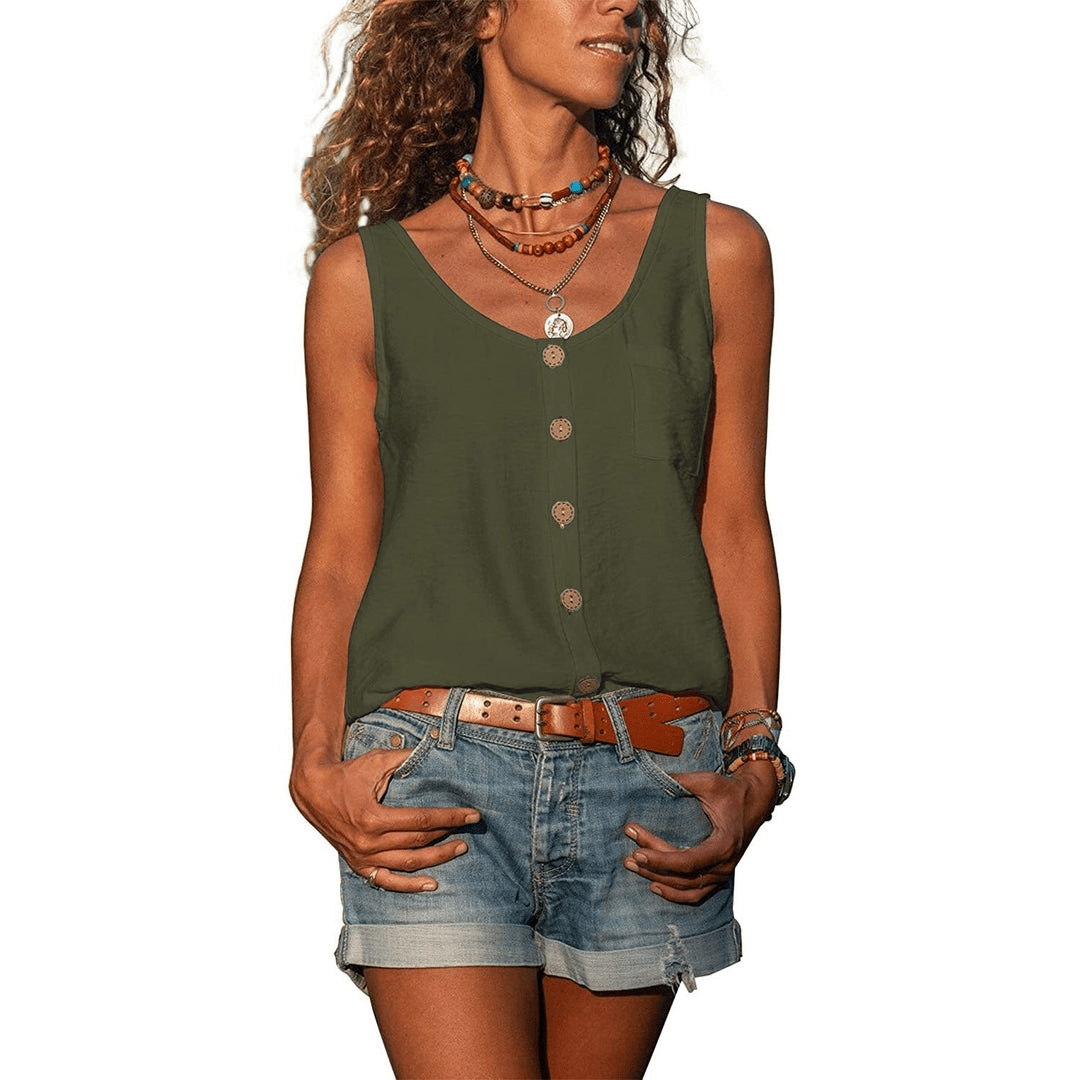 Variant image for Stijlvolle Tanktop Dames Mouwloos-13