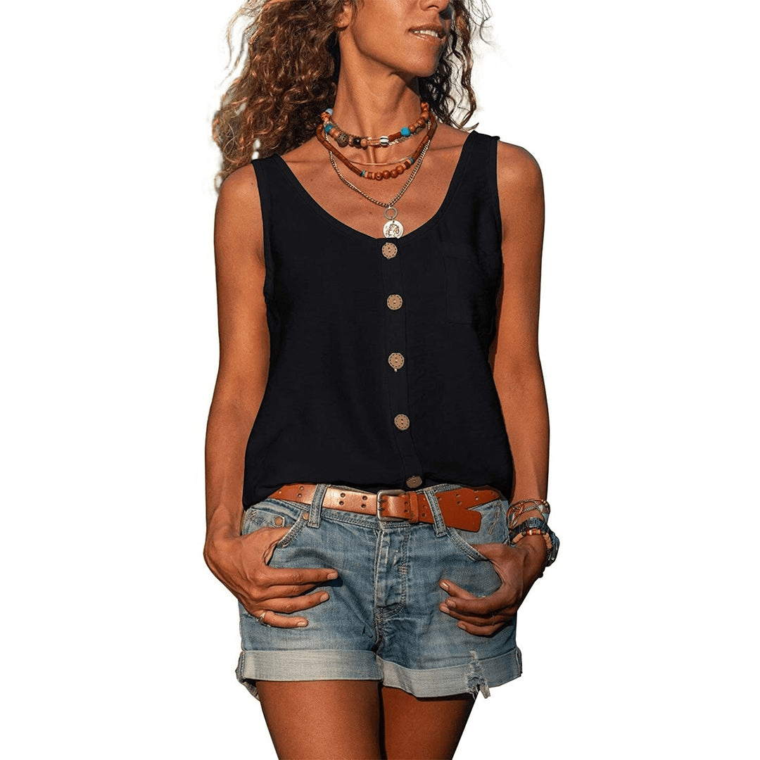 Stijlvolle Tanktop Dames Mouwloos-6