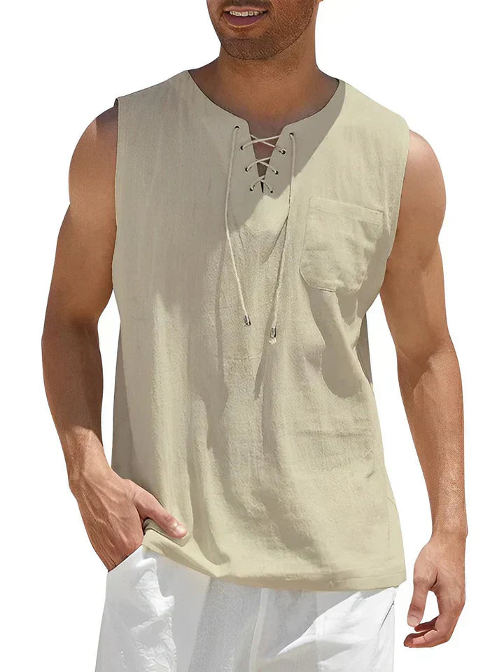 Variant image for Stijlvolle Tanktop Heren Katoen-49