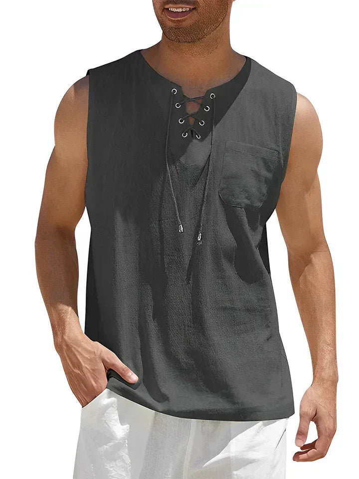 Stijlvolle Tanktop Heren Katoen-5