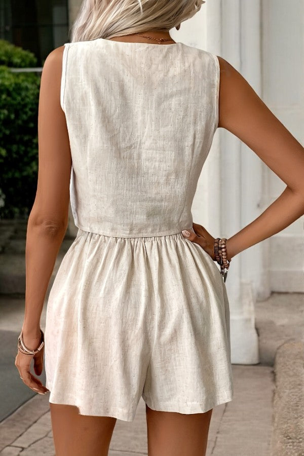 Vest en Short Set voor Dames-4