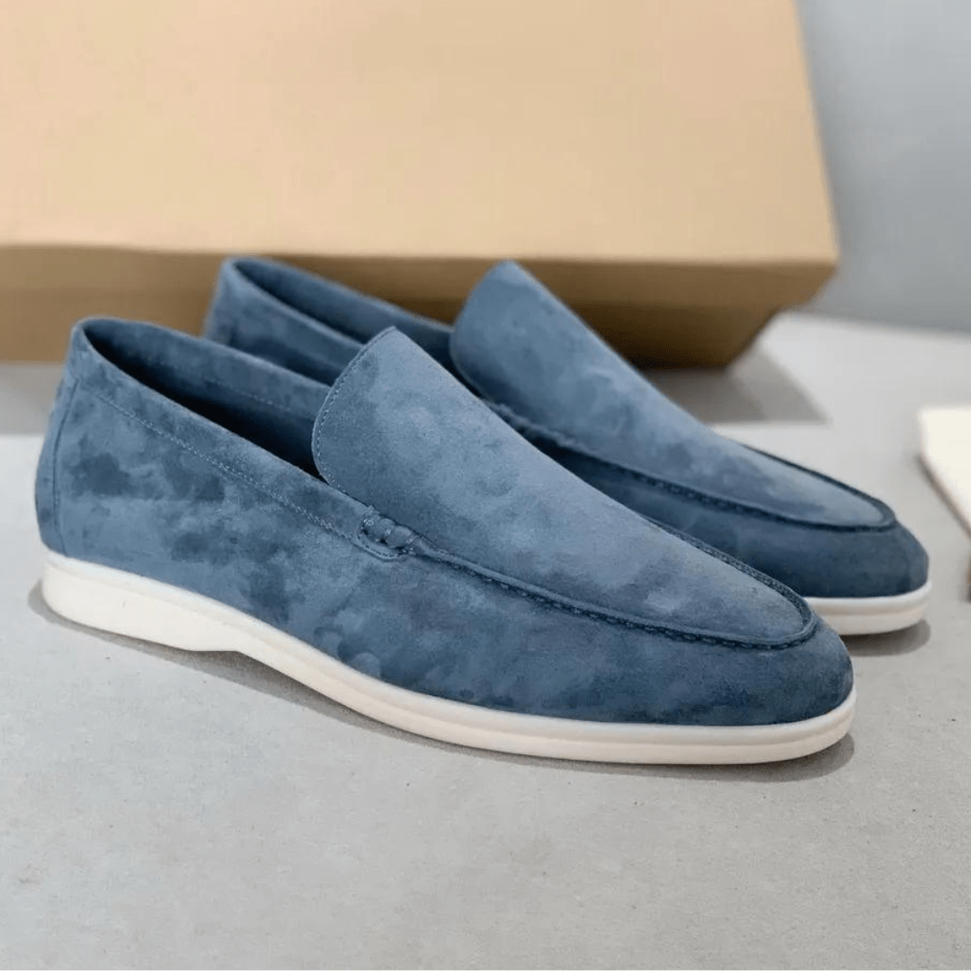 Dames Loafers - Suède Materiaal - Slip-On Ontwerp - Verfijnde Uitstraling