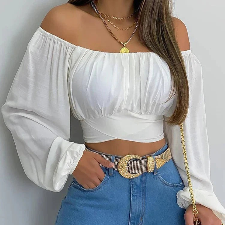 Off-Shoulder Blouse