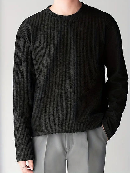 Comfortabel Longsleeve Heren Shirt-2