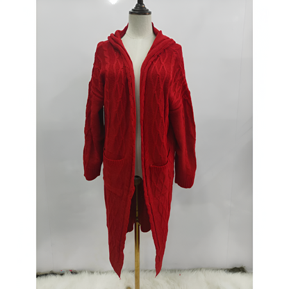 Dames Mantel – Oversized – Gewoven Stof – Lange Pasvorm