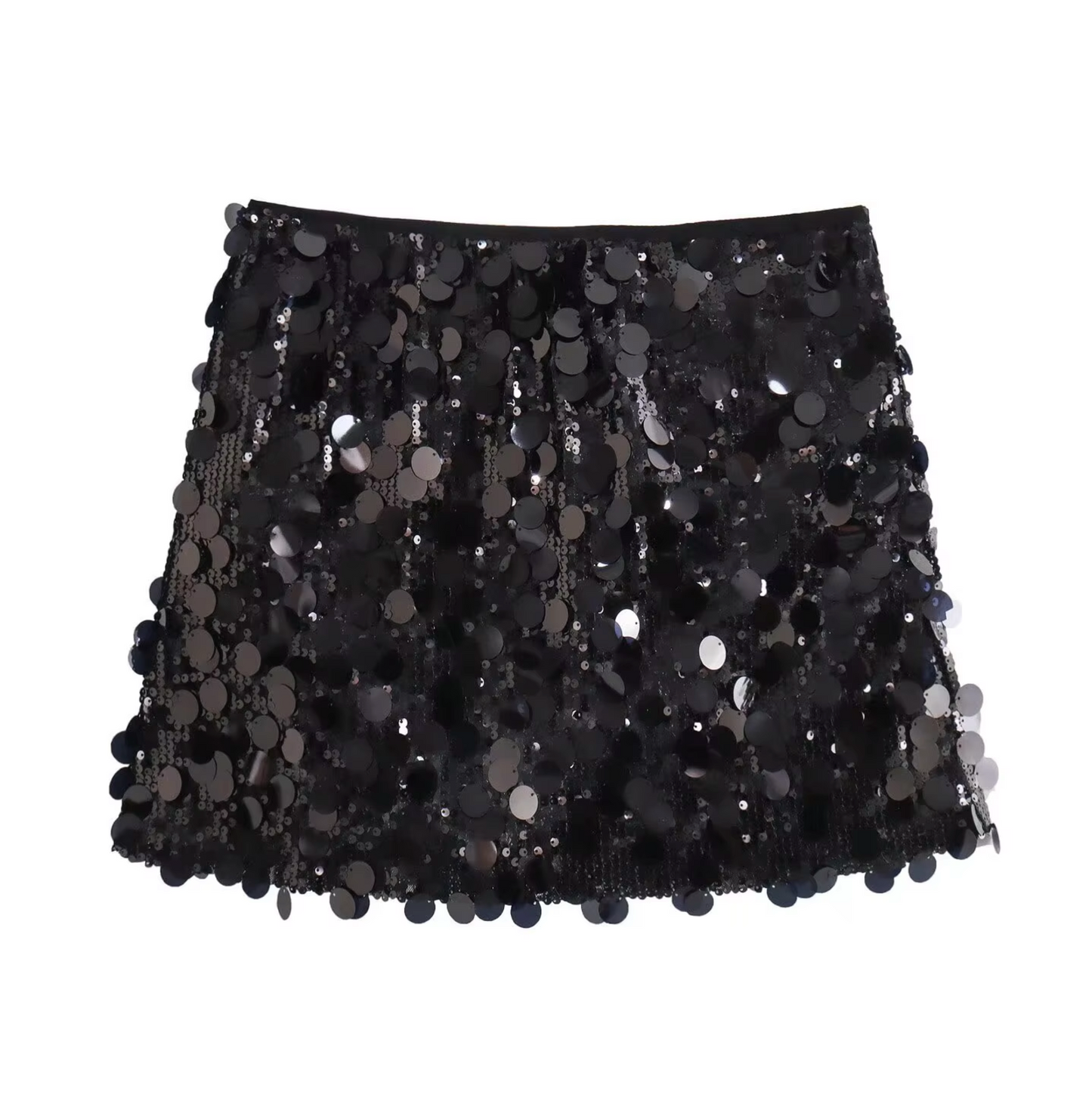 Dames rok met lovertjes – Glanzende afwerking – Elegante snit – Slim fit