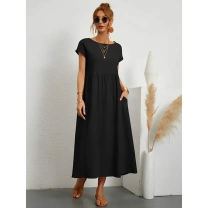 Dames zomerjurk – Ademende stof – Elegante taille – Casual stijl
