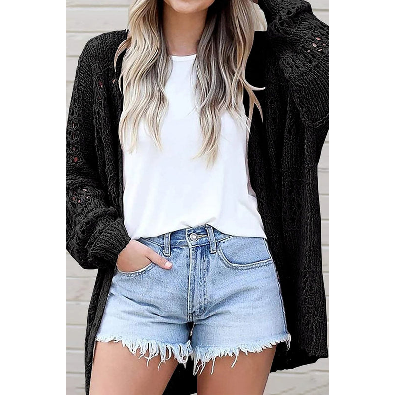 Oversized vest voor dames – Boho-look – Lichtgewicht stof – Relaxte pasvorm
