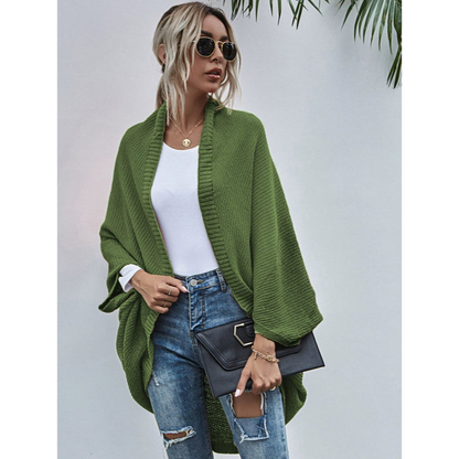 Wollen vest voor dames – Open voorkant – Oversized pasvorm – Trendy ontwerp