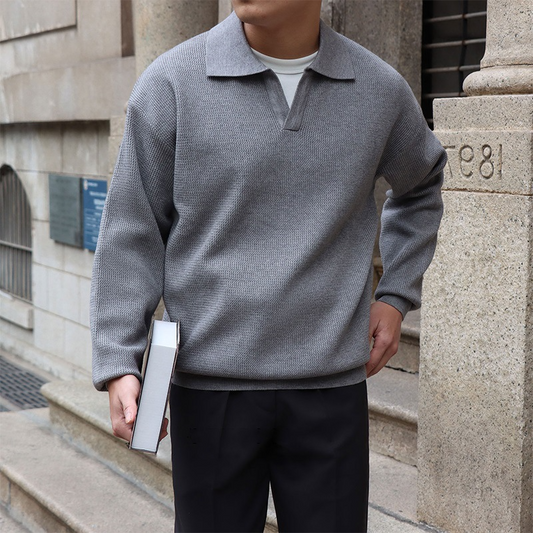 Heren Sweater - Koreaans Baggy Design - Ademend Polyester