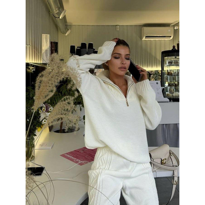 Loungewear voor dames – Comfortabele gebreide stof – Stijlvolle patronen – Comfortabele pasvorm