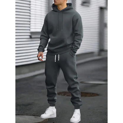 Heren trainingspak - Sweatshirt met capuchon - Tapered joggingbroek - Ademende stof