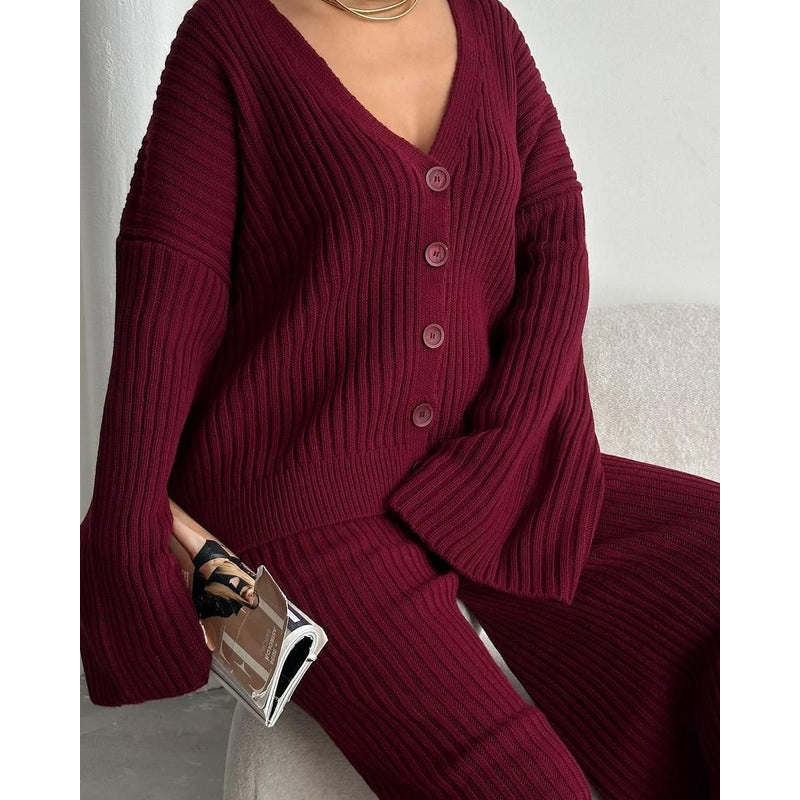Damesloungekleding – zachte premium stof – trendy wijde mouwen – veelzijdige stijl
