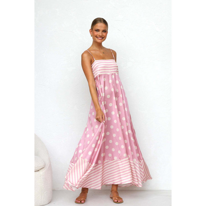 Maxi-jurk voor dames – Fijne bandjes – Comfortabele pasvorm – Luchtig gevoel