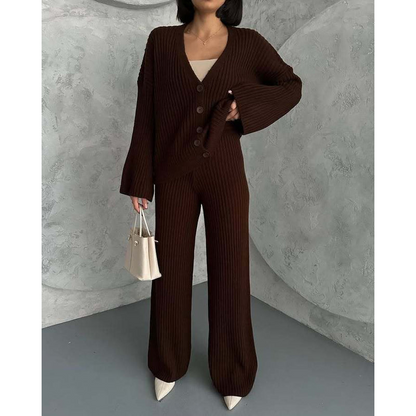 Damesloungekleding – zachte premium stof – trendy wijde mouwen – veelzijdige stijl