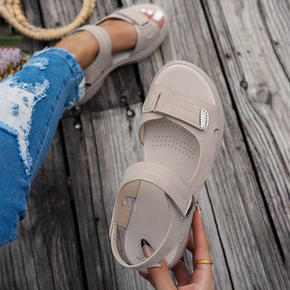 Damessandalen – Ademend materiaal – Orthopedisch comfort – Flexibele zool
