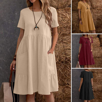 Dames zomerjurk – Zachte stof –Stijlvolle look – Veelzijdig te dragen