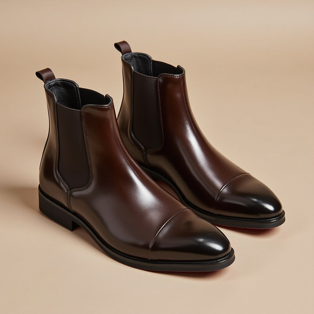 Annibale Carracci Chelsea Boots van Leer