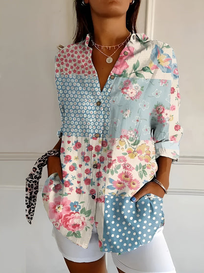 Artistiek Polkadot T Shirt Dames