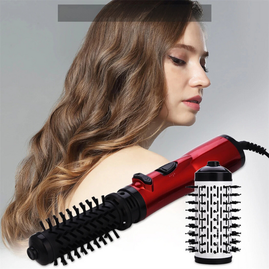 Hete luchtborstel voor vrouwen – Automatisch roterend – Ionische technologie – 2-in-1 stylingtool