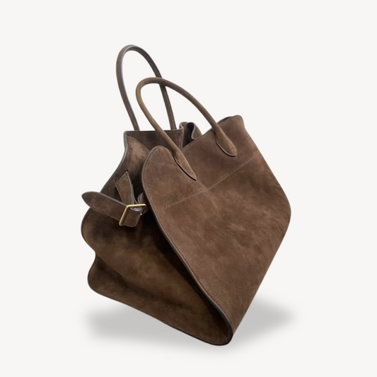 Dameshandtas – Zacht suède – Chique minimalistische stijl – Comfortabele handvatten