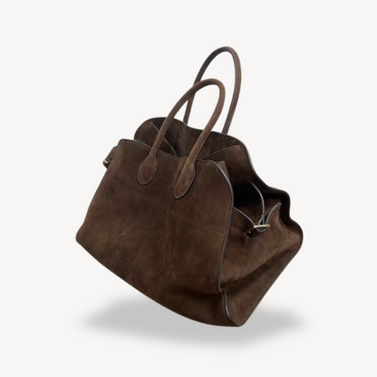 Dameshandtas – Zacht suède – Chique minimalistische stijl – Comfortabele handvatten