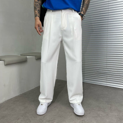 Heren casual broek – Comfortabele pasvorm – Elastische tailleband – Stijlvolle details