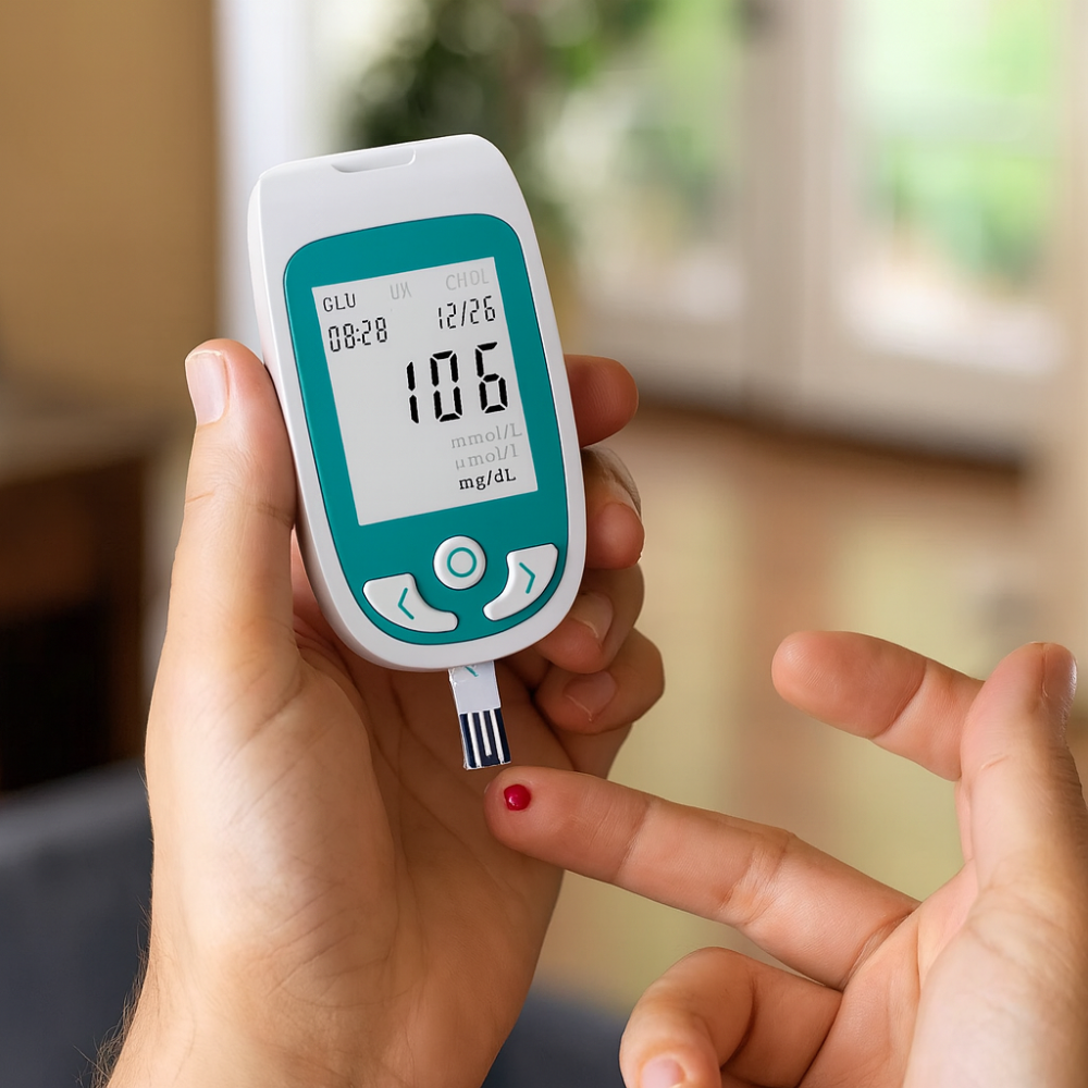 Cholesterol Thuis Test Kit Draagbare Bloedmeter