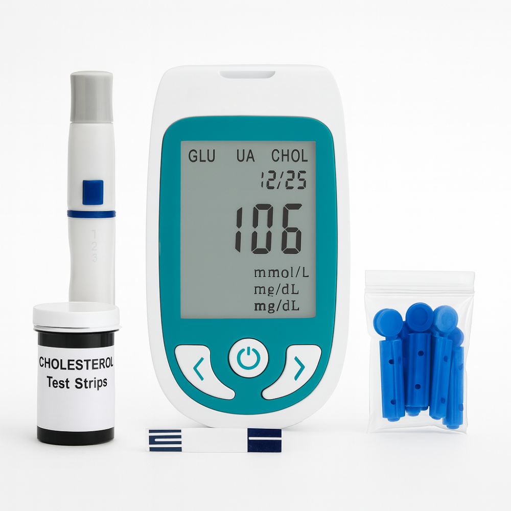Cholesterol Thuis Test Kit Draagbare Bloedmeter