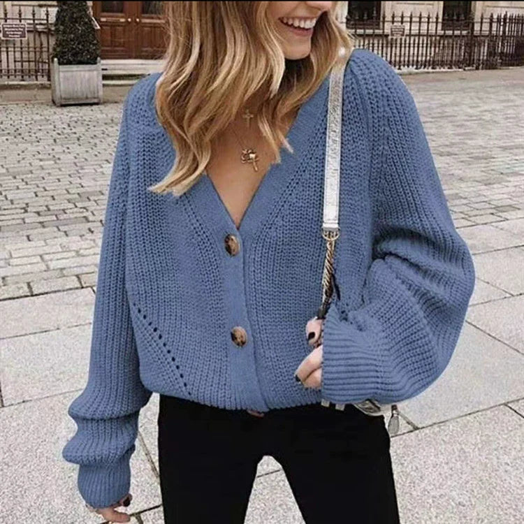Dikke gebreide vest voor dames – Comfortabel – Casual – Veelzijdige stijl
