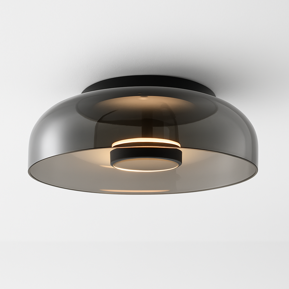 Cleara Plafondlamp - Moderne Glazen LED Plafondlamp