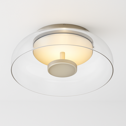 Cleara Plafondlamp - Moderne Glazen LED Plafondlamp