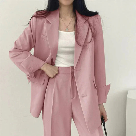 Damesoutfit – 2-delig pak – Comfortabele pasvorm – Professionele stijl