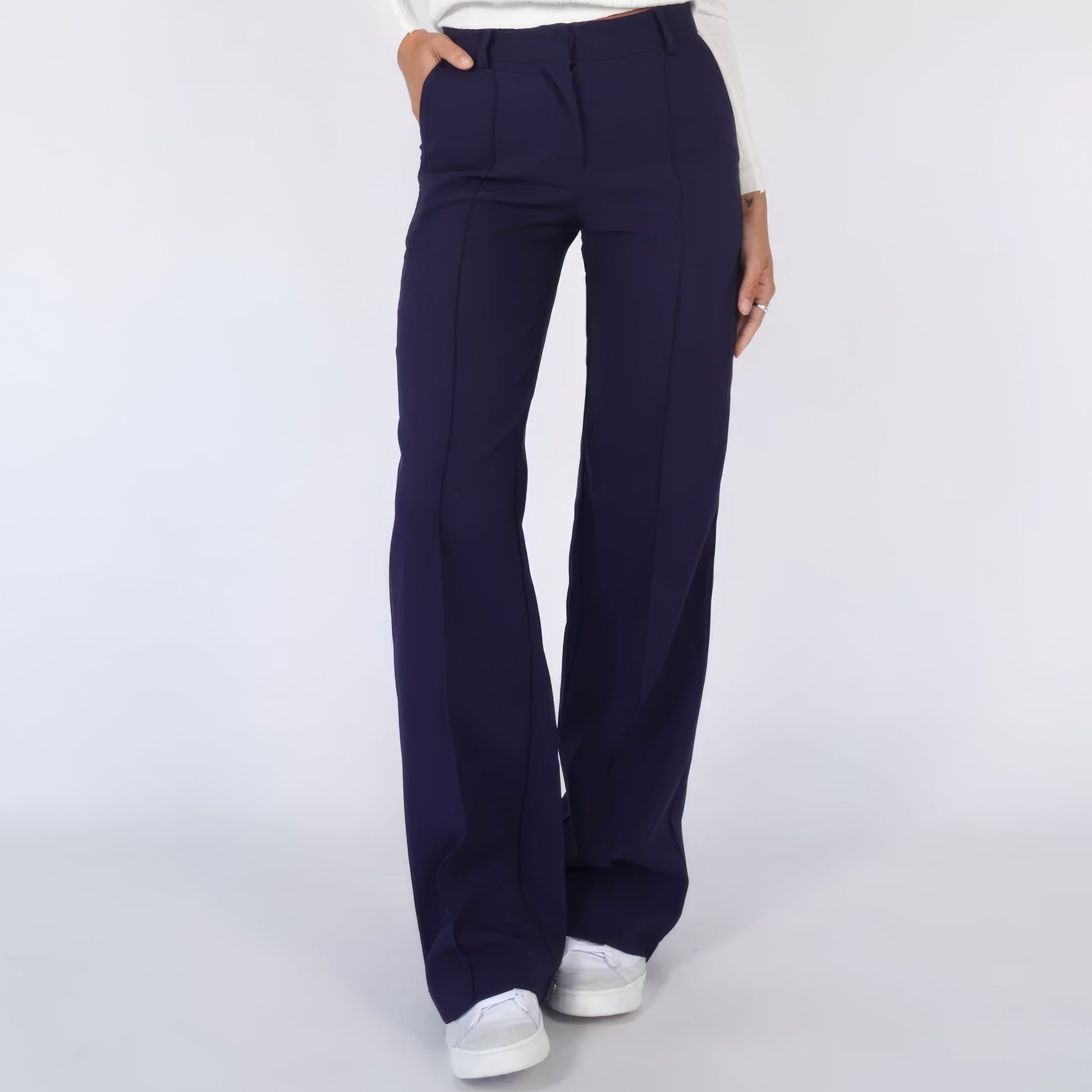 Dames Broek - Wijdere Pasvorm - Tijdloos Ontwerp - Hoogwaardig Materiaal