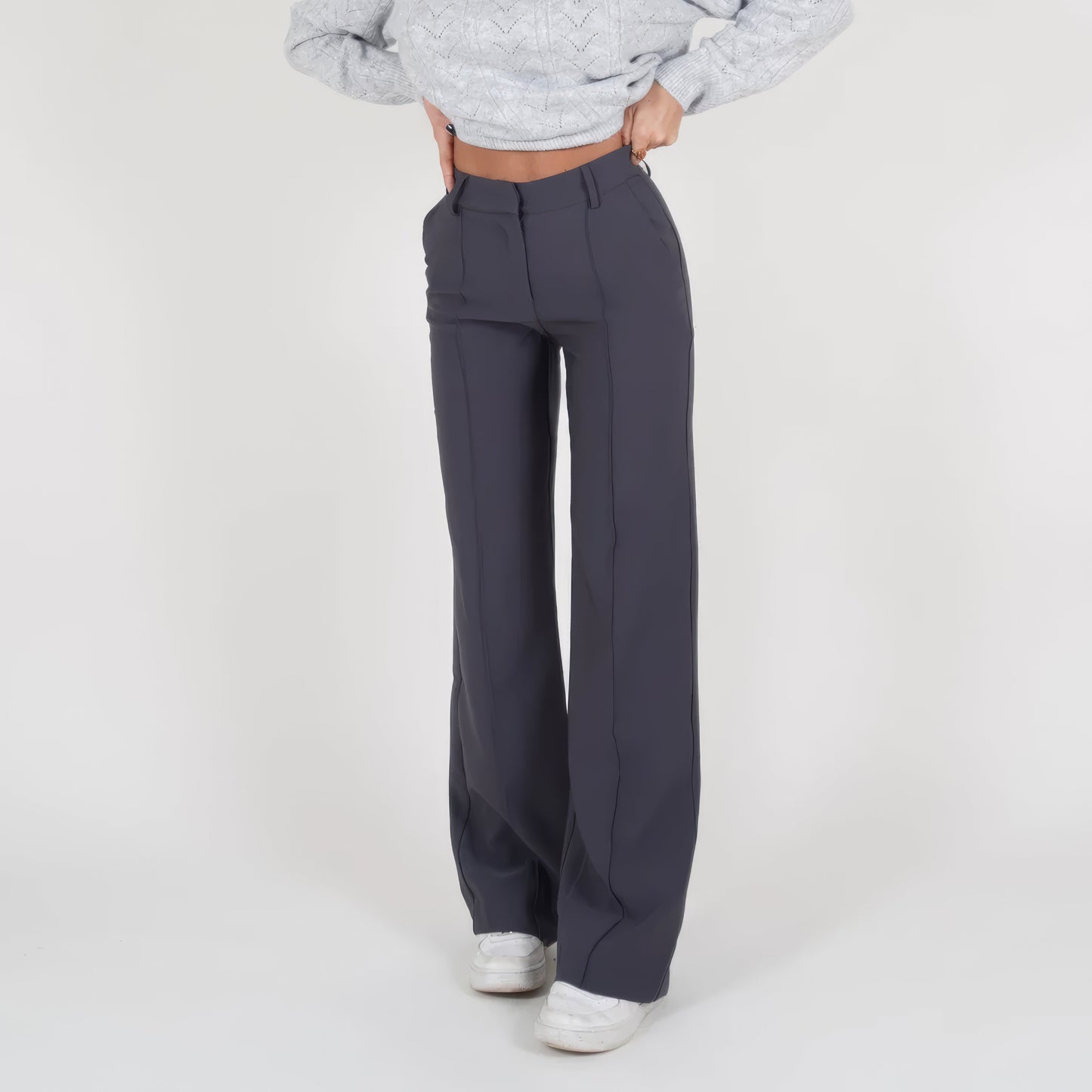 Dames Broek - Wijdere Pasvorm - Tijdloos Ontwerp - Hoogwaardig Materiaal