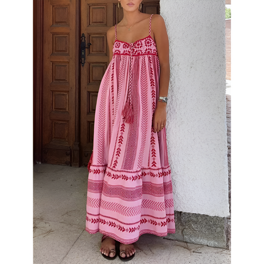 Dames Jurk - Maxi Model - Ademend Materiaal - Zelfverzekerde Look

