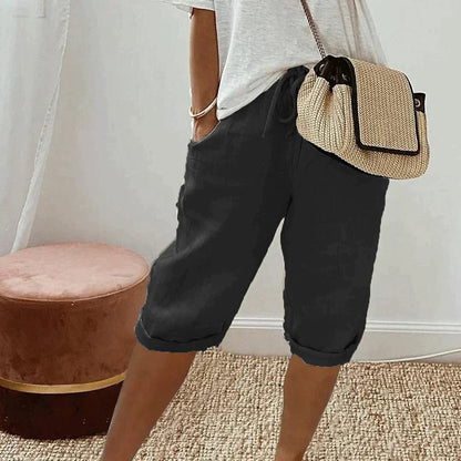 Dames shorts – Elastische tailleband – Comfortabele pasvorm – Lichtgewicht gevoel