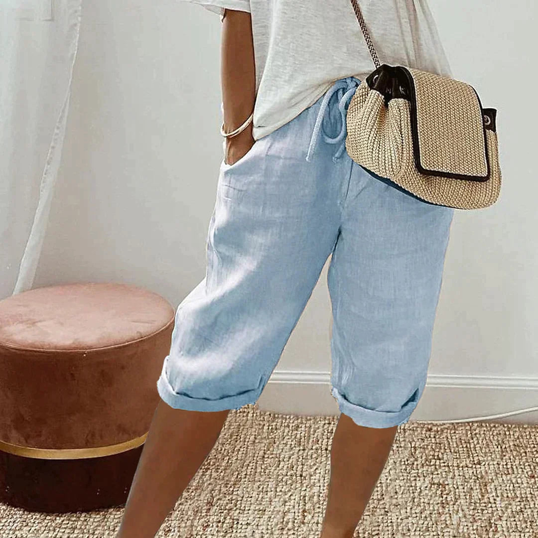 Dames shorts – Elastische tailleband – Comfortabele pasvorm – Lichtgewicht gevoel