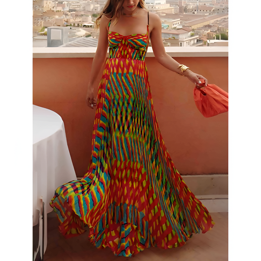 Dames Maxi-Jurk - Elegante Stijl - A-lijn Pasvorm - Flatterend Silhouet