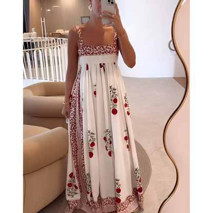 Dames Maxi-jurk - Bloemenprint - Casual Stijl - Zomerdesign