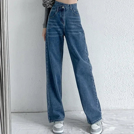 Hoge taille mom jeans voor dames – Tijdloze stijl – Comfortabele pasvorm