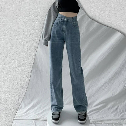 Hoge taille mom jeans voor dames – Tijdloze stijl – Comfortabele pasvorm