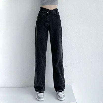 Hoge taille mom jeans voor dames – Tijdloze stijl – Comfortabele pasvorm