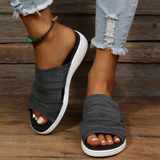 Dames Sandalen - Wedge Zool - Comfort Pasvorm - Modieuze Uitstraling