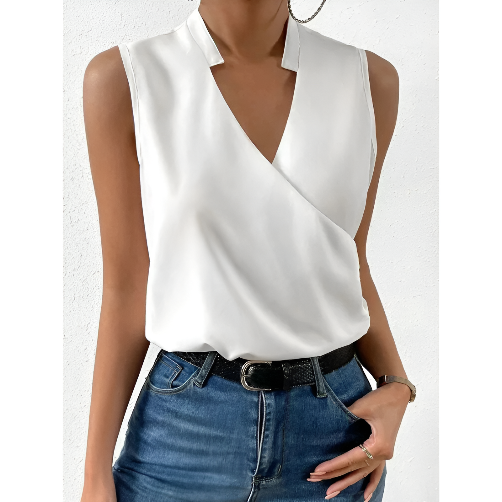 Dames Top - Mouwloos - Luchtig - Elegant