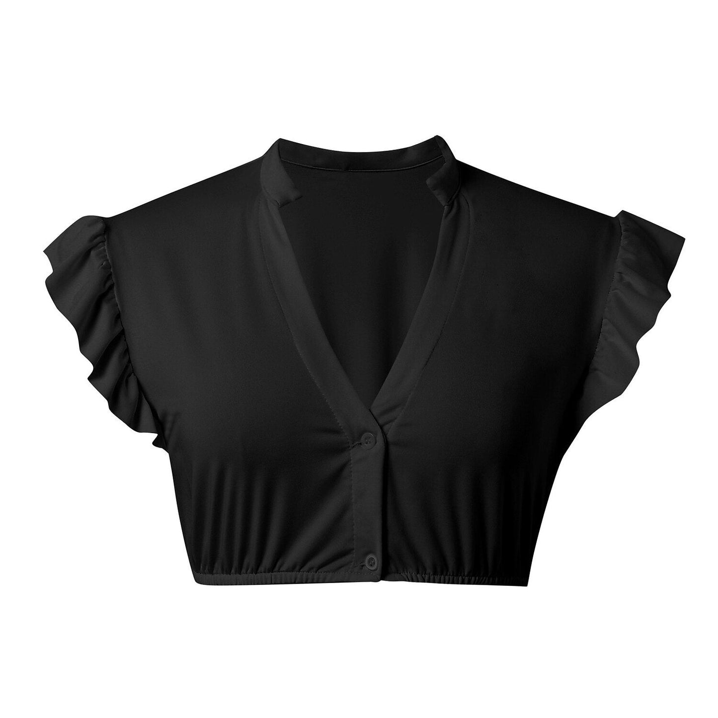 Dirndl-blouse met ruches aan de mouwen – Oktoberfest | Speelse traditionele top voor dames