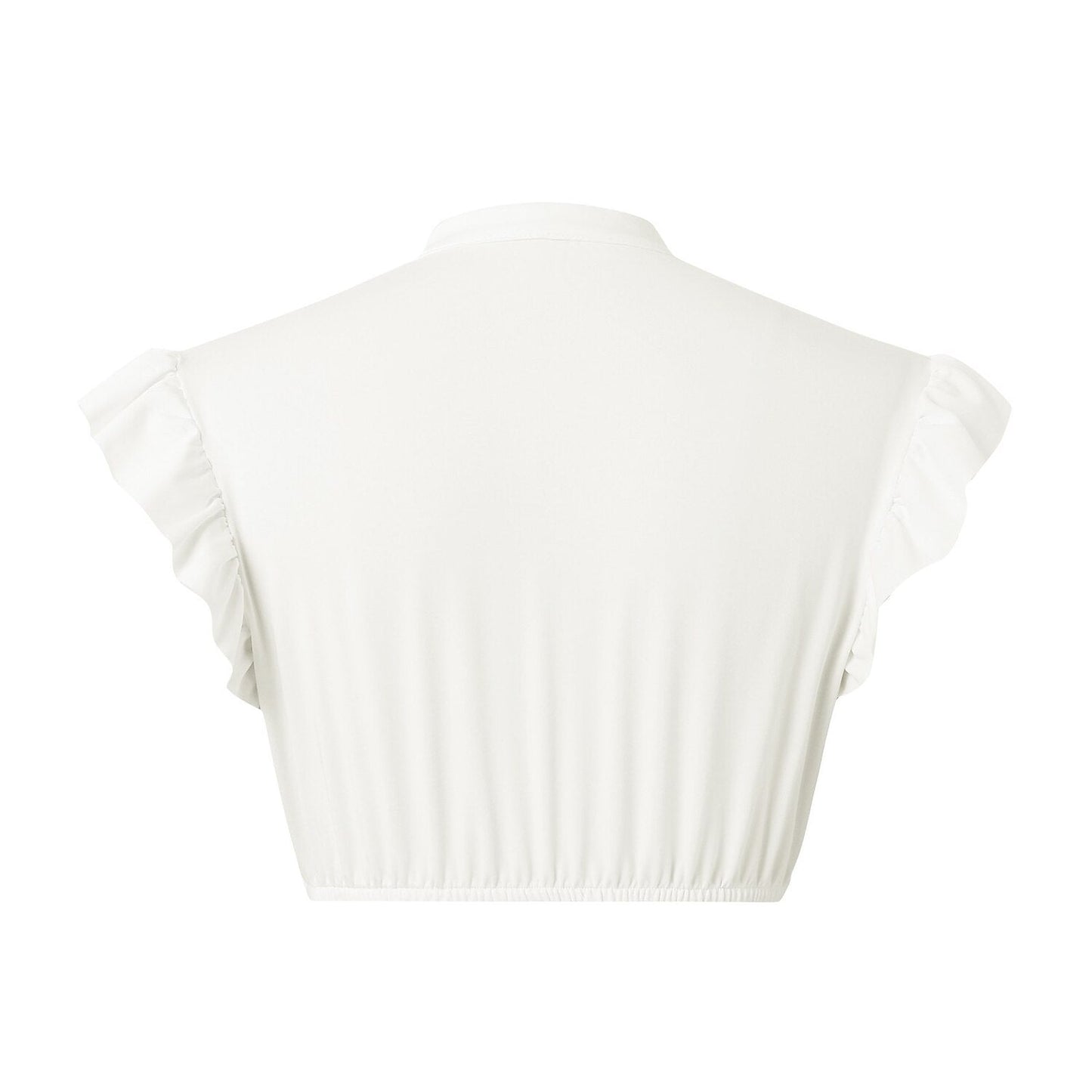 Dirndl-blouse met ruches aan de mouwen – Oktoberfest | Speelse traditionele top voor dames