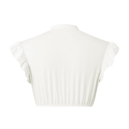 Dirndl-blouse met ruches aan de mouwen – Oktoberfest | Speelse traditionele top voor dames