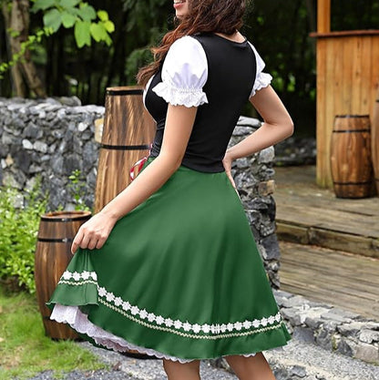 Dirndl-kostuum met blouse – Oktoberfest | Klassieke traditionele outfit voor vrouwen